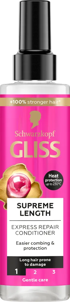 Schwarzkopf Gliss Supreme Length, Express Repair Conditioner (Ekspresowa odżywka regeneracyjna do długich włosów)
