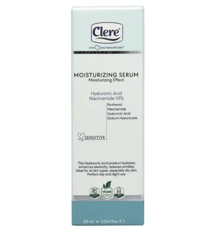 Clere Moisturizing Face Serum (Serum nawilżające do twarzy)