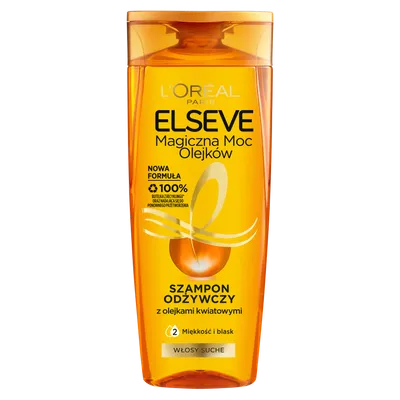 L'Oreal Paris Elseve, Magiczna Moc Olejków, Bogaty szampon odżywczy `6 olejków kwiatowych`