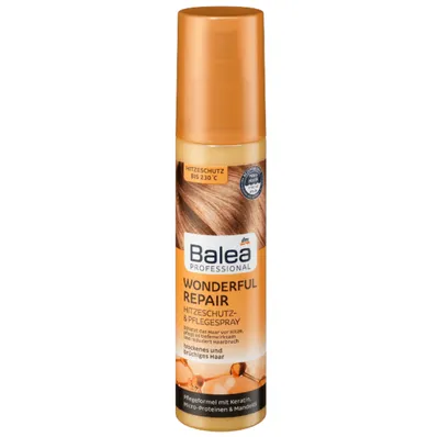 Balea Hitzeschutz- und Pflegespray Wonderful Repair (Spray termoochronny i pielęgnacyjny do włosów)