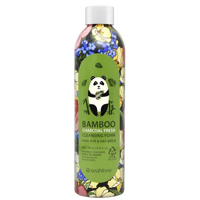 SeaNtree Bamboo Characoal Fresh Cleansing Foam (Pianka oczyszczająca do twarzy z ekstraktem z bambusa)