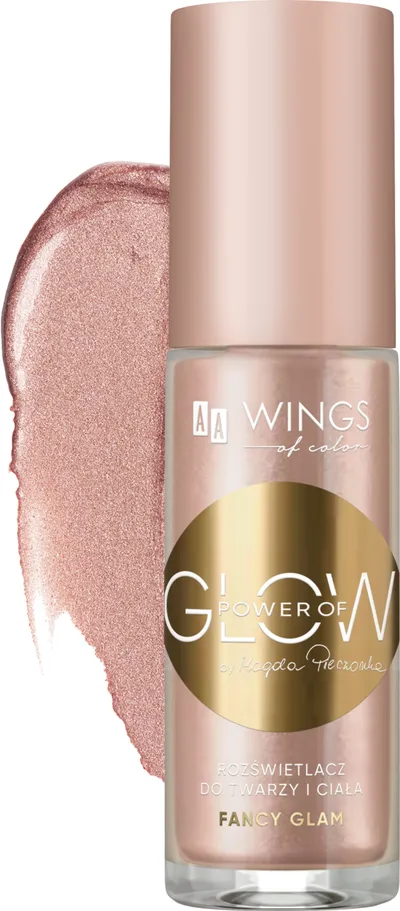 AA Wings of Color by Magda Pieczonka, Power of Glow, Rozświetlacz do twarzy i ciała (nowa wersja)
