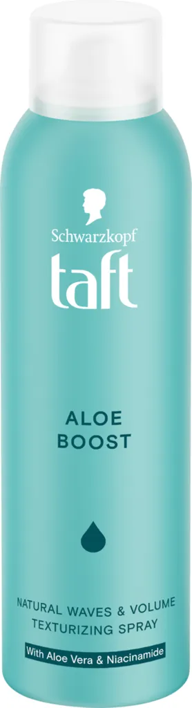 Schwarzkopf Taft Aloe Boost, Natural Waves & Volume Texturizing Spray (Spray teksturyzujący do włosów)