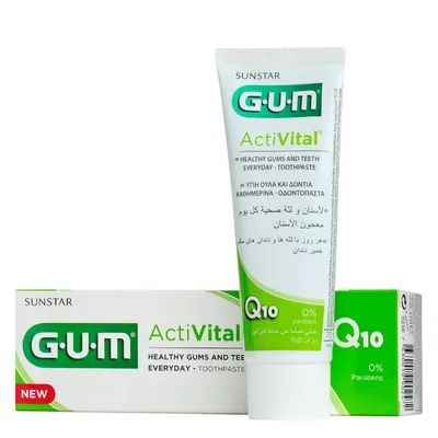 Gum Sunstar Gum ActiVital, Healthy Gums and Teeth Everyday Toothpaste (Pasta do zębów)