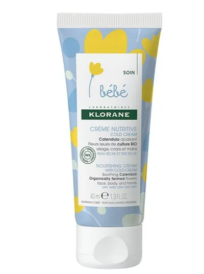 Klorane Bebe, Creme Nutritive au Cold Creme (Odżywczy krem do twarzy i ciała)