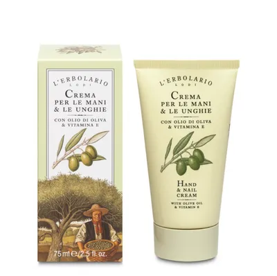 L'Erbolario Crema Mani Con Olio di Oliva & Vitamina E (Krem do rąk i paznokci z oliwką i witaminą E)