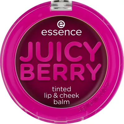 Essence Juicy Berry, Tinted Lip & Cheek Balm (Koloryzujący balsam do ust i policzków)