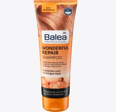 Balea Professional, Wonderful Repair, Shampoo (Szampon regenerujący)