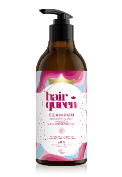Hair Queen Szampon do skóry głowy i włosów średnioporowatych