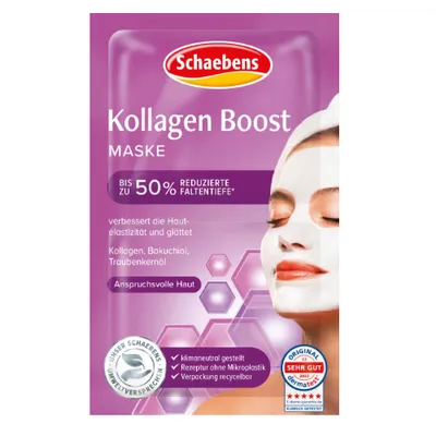 Schaebens Collagen Boost Face Mask (Maseczka do twarzy z kolagenem)