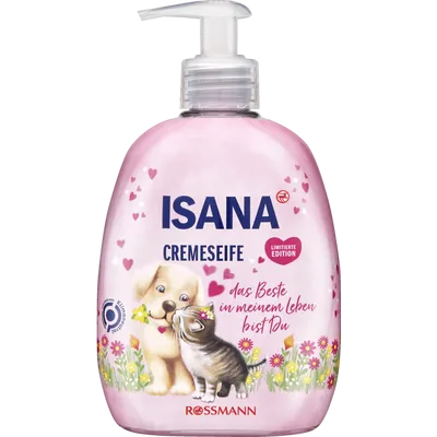 Isana das Beste in meinem Leben bist Du Cremeseife (Kremowe mydło w płynie)