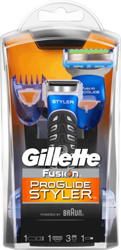 Gillette Fusion, ProGlide Styler (Maszynka do golenia z trymerem 3 w 1)