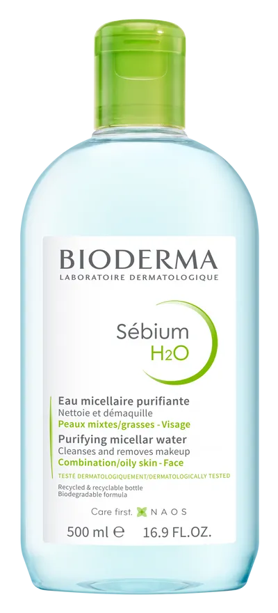Bioderma Sebium H2O (Płyn micelarny do cery mieszanej, tłustej i trądzikowej)