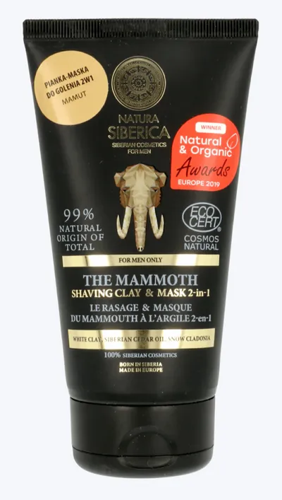 Natura Siberica Pianka - maska do golenia 2w1 `Mamut`