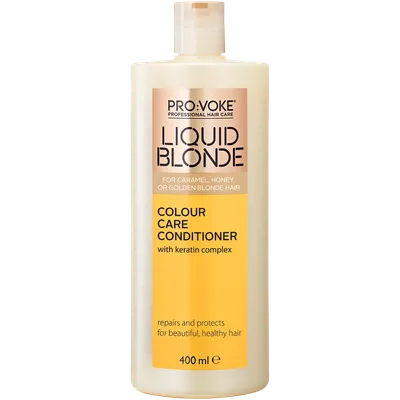 Pro:voke Liquid Blonde, Colour Care Conditioner (Odżywka do włosów farbowanych w ciepłych odcieniach blond)