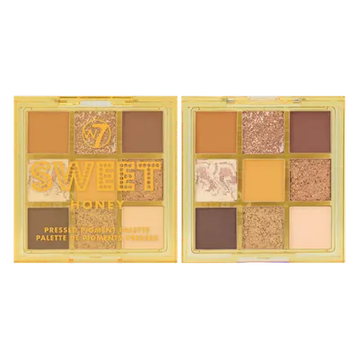 W7 Sweet Honey Pressed Pigment Palette (Paleta cieni do powiek)
