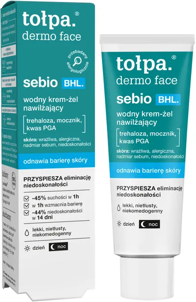 Tołpa Dermo Face, Sebio BHL, Wodny krem-żel nawilżający