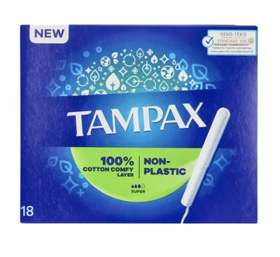 Tampax Super, Tampony z aplikatorem bez plastiku