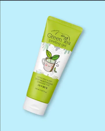 Esfolio Pure Skin Green Tea Peeling Gel (Peeling żel na bazie zielonej herbaty)