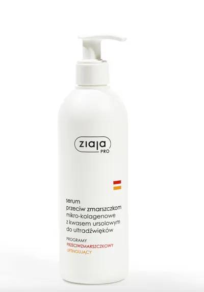 Ziaja Pro, Mikro-kolagenowe serum przeciw zmarszczkom  z kwasem ursolowym do ultradźwięków