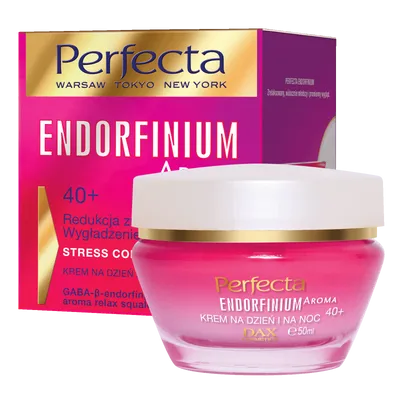 Perfecta Endorfinium Aroma, Stress Control 40+, Krem na dzień i na noc