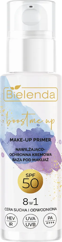 Bielenda Boost Me Up, Nawilżająco-ochronna kremowa baza pod makijaż