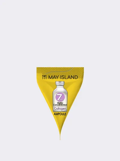 May Island 7 Days Secret, Highly Concentrated Collagen Ampoule (Ampułka z kolagenem do twarzy)