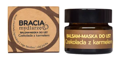 Bracia Mydlarze Czekolada z karmelem, Balsam-maska do ust