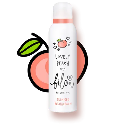 Bilou Lovely Peach Cremiger Duschschaum (Pianka pod prysznic)