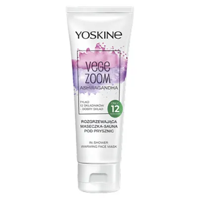 Yoskine Vege Zoom, In - Shower Warming Face Mask (Rozgrzewająca maseczka - sauna pod prysznic)