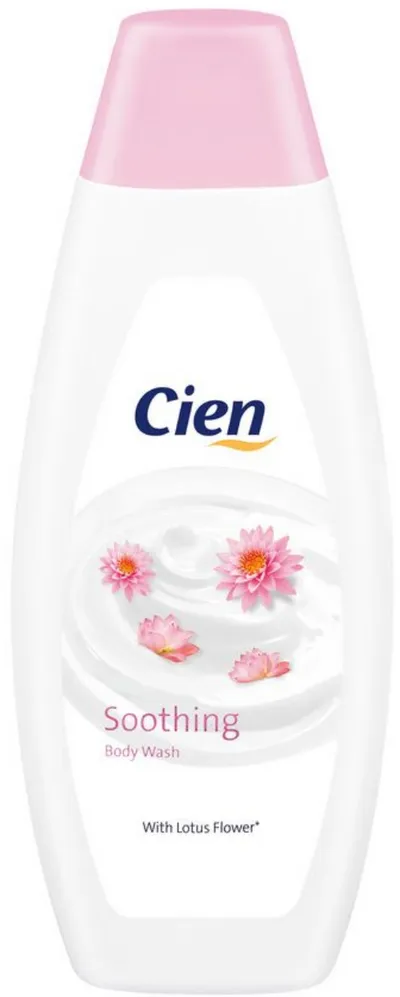 Cien Soothing Body Wash with Lotus Flower (Kojący kremowy żel pod prysznic o zapachu kwiatu lotosu)