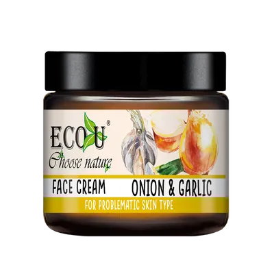 Eco U Krem do twarzy `Cebula i czosnek`