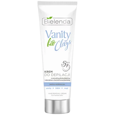 Bielenda Vanity Bio Clays, Krem do depilacji `Niebieska glinka i jagody acai`