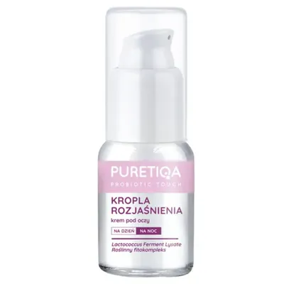 Puretiqa Probiotic Touch Kropla Rozjaśnienia, Krem pod oczy