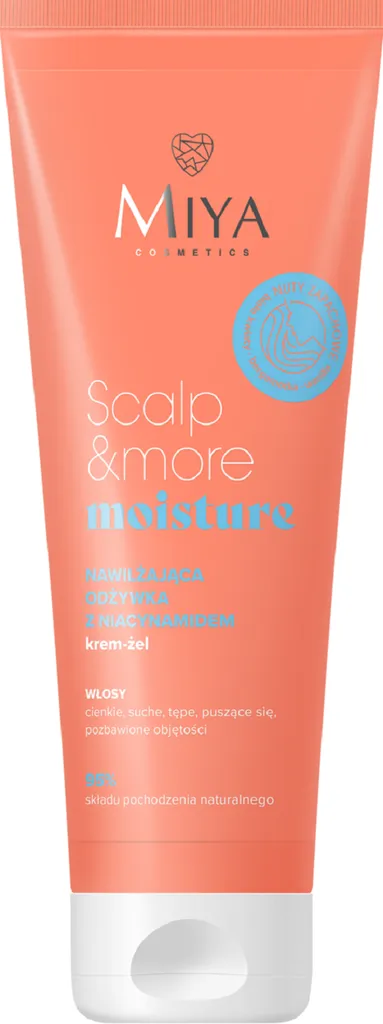 Miya Cosmetics Scalp & More, Moisture, Nawilżająca odżywka z niacynamidem