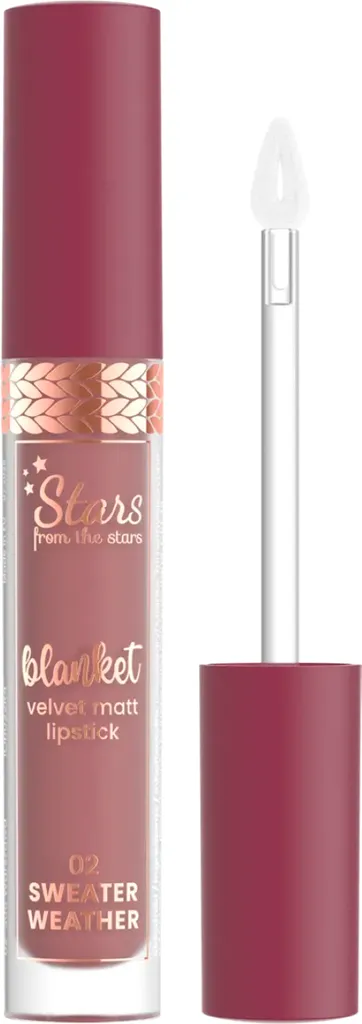 Stars from the stars Blanket, Velvet Matt Lipstick (Aksamitna matowa pomadka w płynie)