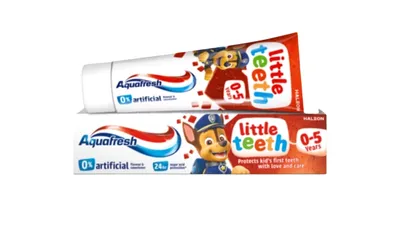 Aquafresh Little Teeth, Toothpaste 0-5 years (Psi Patrol, Pasta do zębów dla dzieci 0-5 lat)