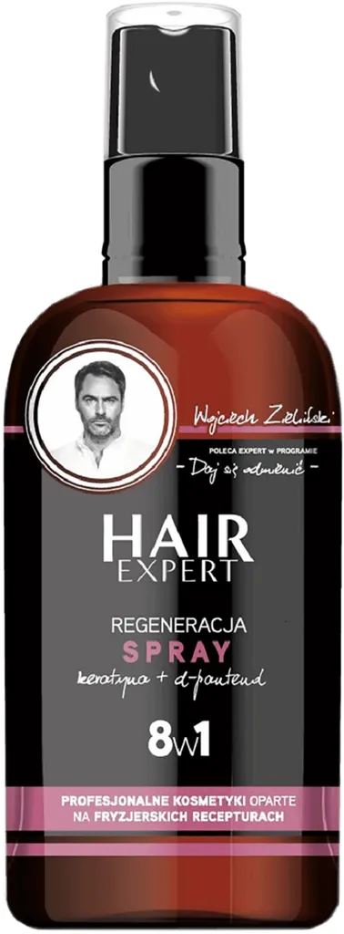 Hair Expert Regeneracja, Spray do włosów 8w1 z keratyną roślinną i D-pantenolem