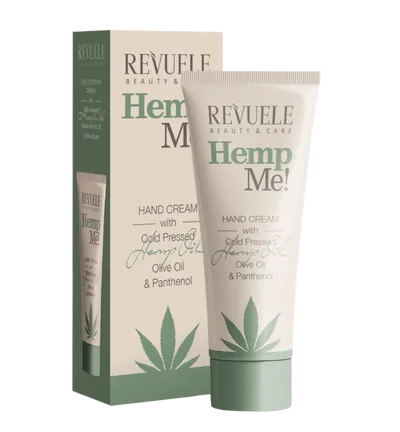 Revuele Hemp Me!, Hand Cream With Cold Pressed Hemp Oil (Krem do rąk z olejem z nasion konopi)