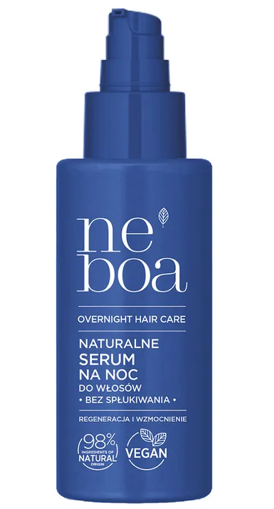 Neboa Overnight Hair Care, Naturalne serum do włosów na noc