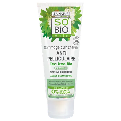 SO'BiO Etic Gommage Cuir Chevelu Anti-Pelliculaire Tea Tree (Peeling do skóry głowy `Drzewo herbaciane i bisabolol`)