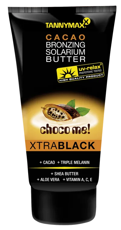 Tanny Maxx Xtra Black, Cacao Bronzing Solarium Butter (Przyspieszacz opalania z masłem kakaowym)