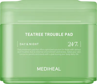 Mediheal Teatree Trouble Pad (Tonizujące płatki do twarzy)