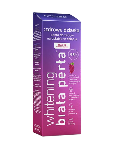 Biała Perła Whitening, Pasta do zębów na osłabione dziąsła `Zdrowe dziąsła `