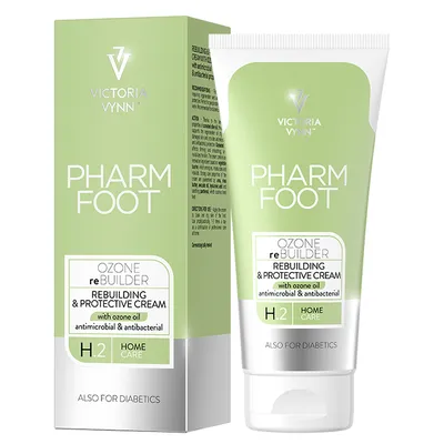 Victoria Vynn Pharm Foot, Ozone reBuilder Rebuilding & Protective Cream (Krem odbudowująco–ochronny z oliwą ozonowaną)