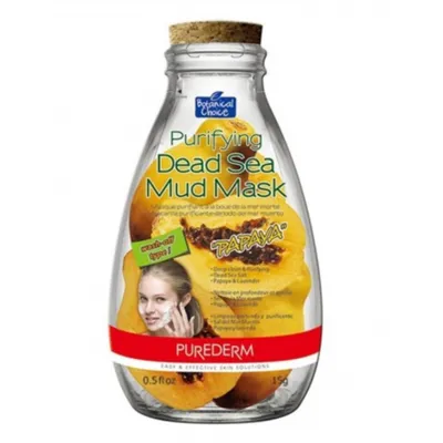 Purederm Botanical Choice, Purifying Dead Sea Mud Mask Papaya (Maseczka oczyszczająca z papają)