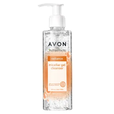 Avon Nutra Effects, Radiance Micellar Gel Cleanser (Rozświetlający żel micelarny do oczyszczania twarzy)