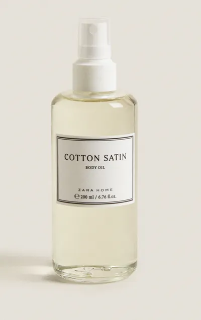 Zara Home, Body Oil Cotton Satin (Olejek do ciała)