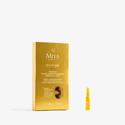 Miya Cosmetics BEAUTY.lab, Intensywna 7-dniowa kuracja energetyzująca [witamina C + imbir]