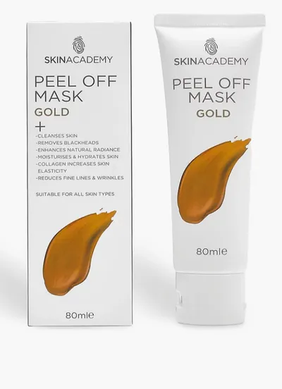 Skin Academy Peel Off Mask Gold (Nawilżająco-oczyszczająca maseczka do twarzy)